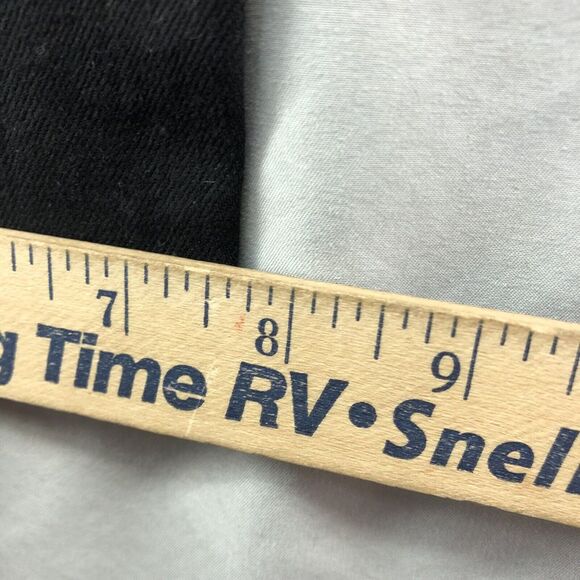 New Rue21 Jeans Premium Straight Leg Black Patch Distressed Size 30/32 Men - Picture 11 of 12